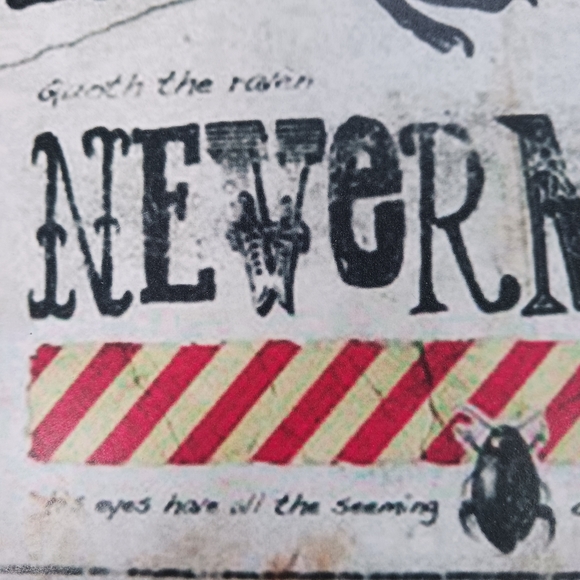 ORIGINAL Wall Art Edgar Allen Poe Poet Gothic Decor Illustration Distressed Wood - Picture 4 of 10